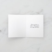 Carte Fleur de bouton de rose sépia vintage âgée Note (Intérieur)
