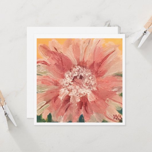 Carte Fleur de cactus (Devant/Arrière en situation)