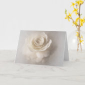 Carte Fleur de Camelia blanc (Fleur jaune)