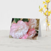 Carte Fleur de Camellia (Fleur jaune)