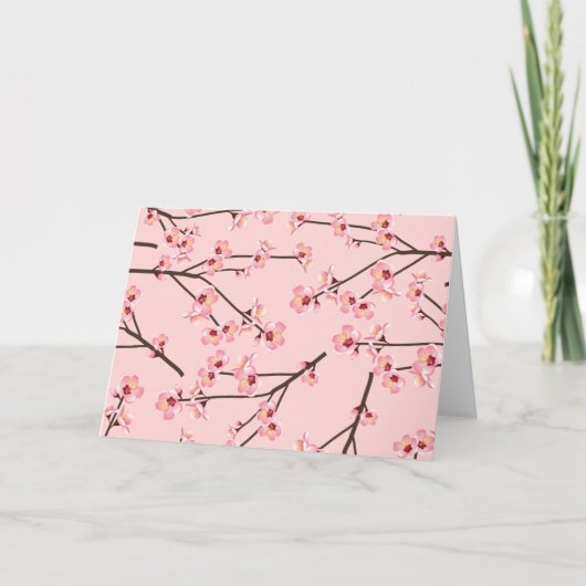 Carte Fleur de cerise (Devant)