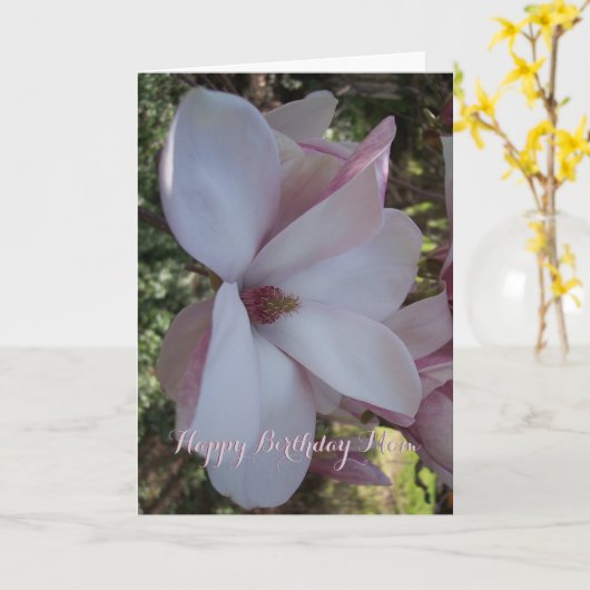 Carte Fleur de cerisier (Fleur jaune)