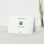 Carte Fleur de cerisier (Dos)