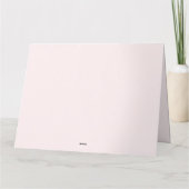 Carte Fleur de cerisier rose (Dos)