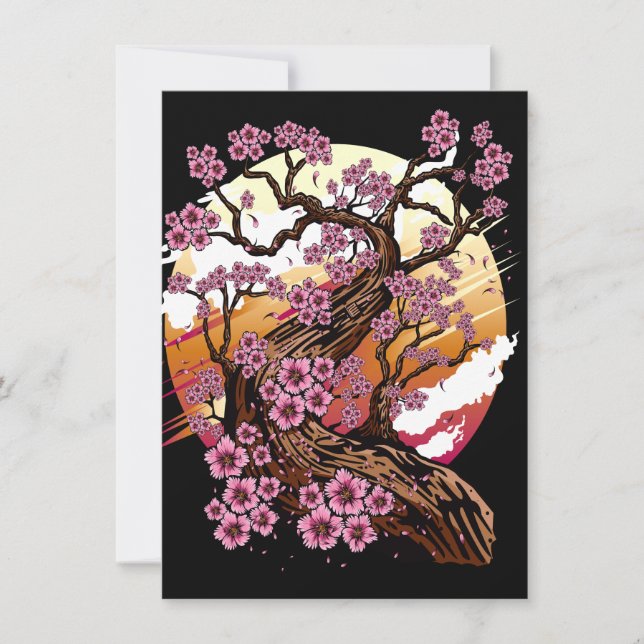 Carte Fleur de cerisier sauvage (Devant)