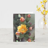 Carte Fleur de Cholla (Fleur jaune)