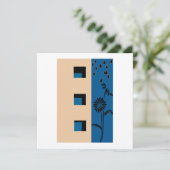 Carte Fleur de construction (Debout devant)