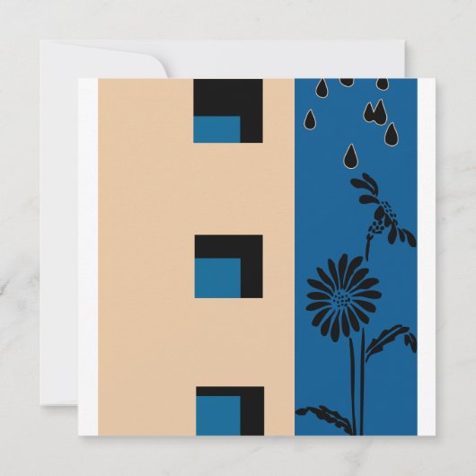 Carte Fleur de construction (Dos)