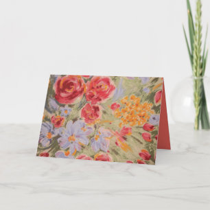 Carte Fleur de couleur pêche pour toutes occasions