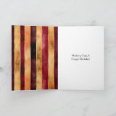 Carte Fleur de crème dorée Anniversaire (Intérieur)