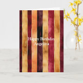 Carte Fleur de crème dorée Anniversaire (Fleur jaune)