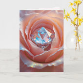 Carte Fleur de cristal Blushfire (Fleur jaune)