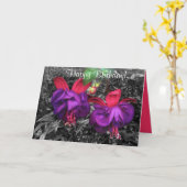 Carte Fleur de Fuschia (Fleur jaune)