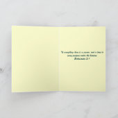 Carte Fleur de Jonquil - 3:1 d'Ecclesiastes (Intérieur)