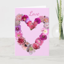 Fleur de l'amour cœur 