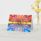 Carte Fleur de laser (Fleur jaune)