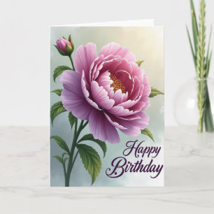 Carte Fleur de Lavande Élégante