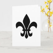 Carte Fleur de Lis (Fleur jaune)