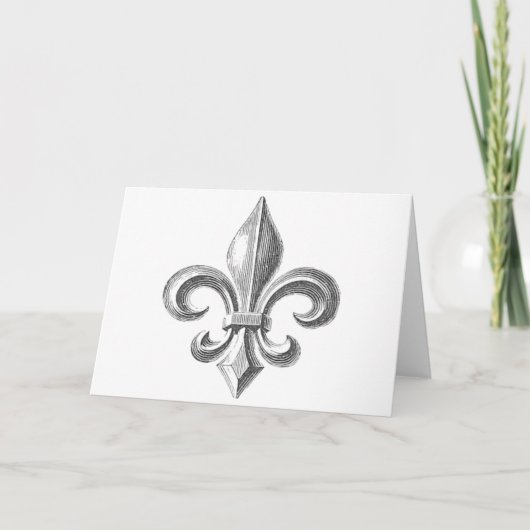 Carte Fleur de Lis (Devant)