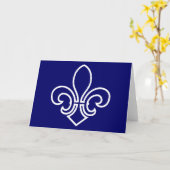 Carte Fleur de Lis (Fleur jaune)