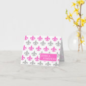 Carte Fleur de Lis (Fleur jaune)