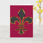 Carte Fleur-de-lis (Fleur jaune)