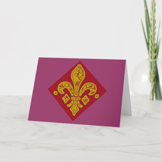 Carte Fleur De Lis (Devant)