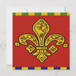 Carte Fleur De Lis Français