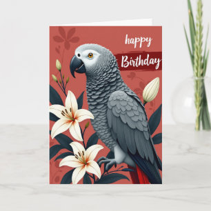 Carte Fleur de l'Oiseau Suave