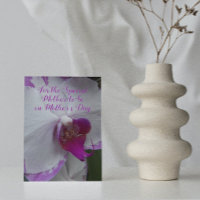 Fleur de l'orchidée future maman Fête des mères fl