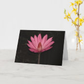 Carte fleur de lotus (Fleur jaune)