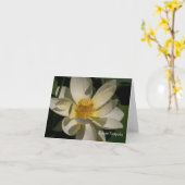 Carte Fleur de Lotus, la sympathie la plus profonde (Fleur jaune)