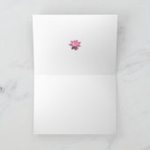 Carte Fleur de Lotus Rose Serenity (Intérieur)