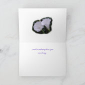 Carte Fleur de lune #7 - blanc ou personnaliser (Intérieur)