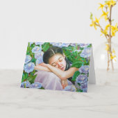 Carte Fleur de lune endormie (Fleur jaune)