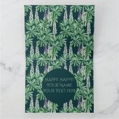 Carte Fleur de Lupin (Intérieur)