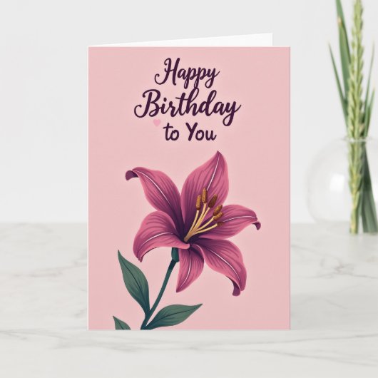 Carte Fleur de Lys Rayée (Devant)