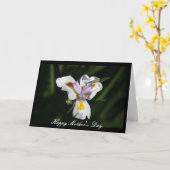 Carte fleur de mère délicate (Fleur jaune)