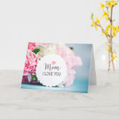 Carte Fleur de Mère Rose Bonne Fleurs de Fête des Mères (Fleur jaune)