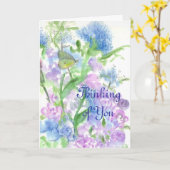 Carte Fleur de mite de jaune de journal de nature (Fleur jaune)