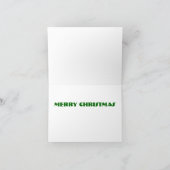 Carte Fleur de Noël (Intérieur)