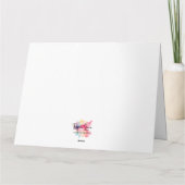 Carte Fleur de Pâques (Dos)