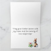 Carte Fleur de Pâques (Intérieur)