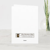 Carte fleur de pêche (Dos)