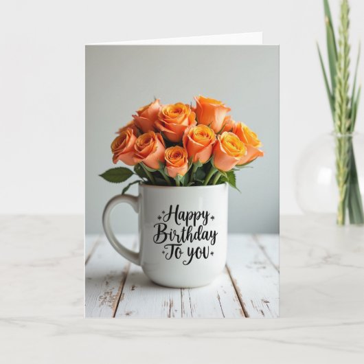 Carte Fleur de Pêcher Joyeuse (Devant)