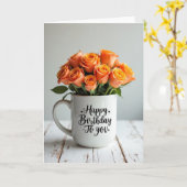 Carte Fleur de Pêcher Joyeuse (Fleur jaune)