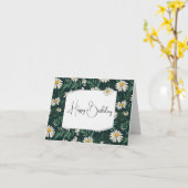 Carte Fleur de Prairie Anniversaire (Fleur jaune)