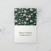 Carte Fleur de Prairie Anniversaire (Intérieur)