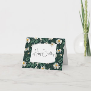 Carte Fleur de Prairie Anniversaire