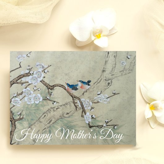 Carte Fleur de prune au printemps